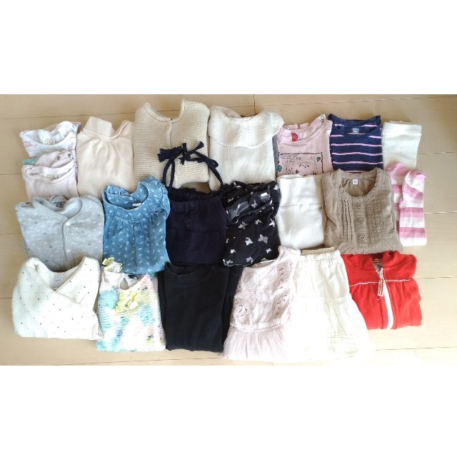 babyGAP(ベビーギャップ)の1枚150円！女の子　サイズ80相当　まとめ売り キッズ/ベビー/マタニティのベビー服(~85cm)(その他)の商品写真