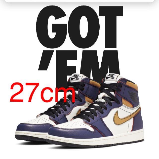 初売り】 - NIKE 27cm CHICAGO TO LA 1 JORDAN AIR スニーカー - www