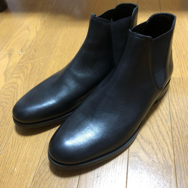 新品 本革 ZARA サイドゴアブーツ