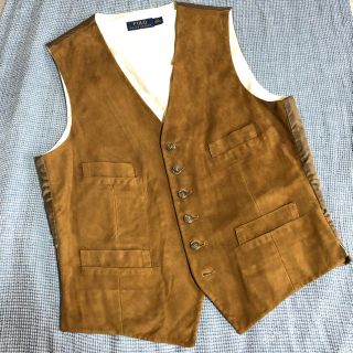 POLO RALPH LAUREN - 未使用 Polo Ralph Lauren スエード ベスト ジレ