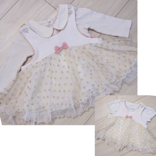 kid’s zoo(キッズズー)のkids zoo☆シフォンチュニック キッズ/ベビー/マタニティのベビー服(~85cm)(ワンピース)の商品写真