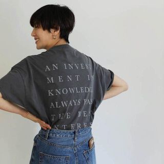 トゥデイフル(TODAYFUL)のTODAYFUL Backprint Boyfriend T-shirts(Tシャツ(半袖/袖なし))