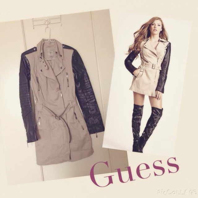 GUESS(ゲス)のGuess トレンチコート☺︎ レディースのジャケット/アウター(トレンチコート)の商品写真