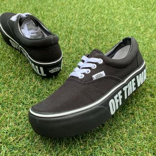 ヴァンズ(VANS)の美品22.5 VANS AUTHENTICヴァンズ オーセンティック厚底B917(スニーカー)