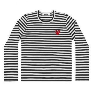 コムデギャルソン(COMME des GARCONS)のPLAY コムデギャルソン ボーダー L/S Tee MENS / XL(Tシャツ/カットソー(七分/長袖))