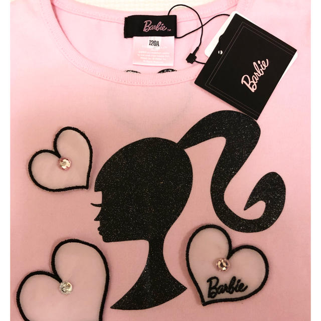 Barbie(バービー)の【新品タグ付】★Barbie★バービー★半袖Tシャツ★120★ キッズ/ベビー/マタニティのキッズ服女の子用(90cm~)(Tシャツ/カットソー)の商品写真