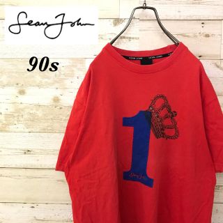 ショーンジョン(Sean John)の【激レア】90sショーンジョン☆刺繍プリント半袖ゆるダボビッグTシャツカットソー(Tシャツ/カットソー(半袖/袖なし))