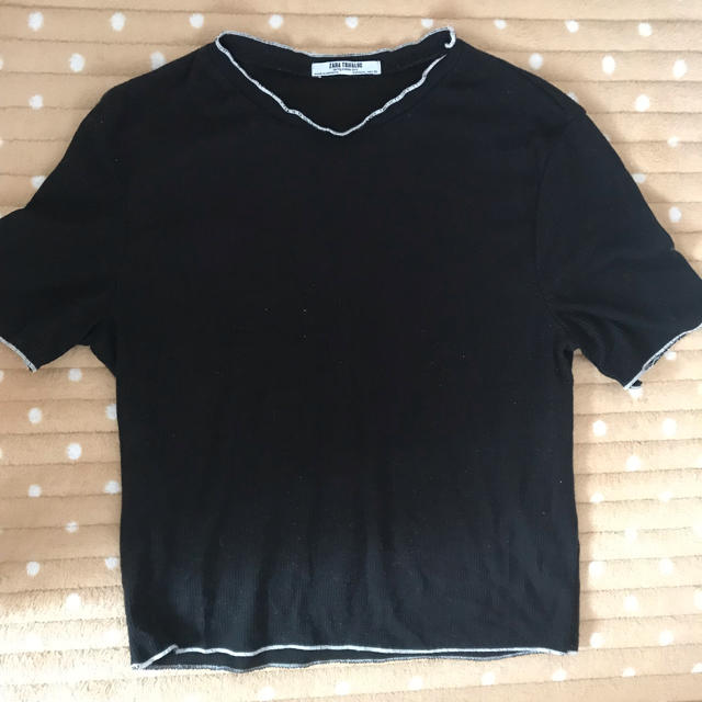 ZARA(ザラ)のリブ ニット ZARA レディースのトップス(カットソー(半袖/袖なし))の商品写真