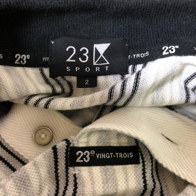 23区(ニジュウサンク)の23区 スポーツポロシャツ サイズL メンズのトップス(ポロシャツ)の商品写真