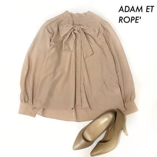 アダムエロぺ(Adam et Rope')のADAM ET ROPE' アダムエロペ★リボンタイ 長袖ブラウス(シャツ/ブラウス(長袖/七分))