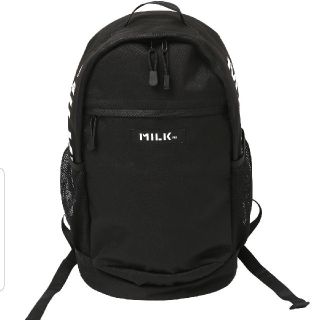 ミルクフェド(MILKFED.)の送料込み 新品タグ付き MILKFED.SIDE LOGO BACKPACK (リュック/バックパック)