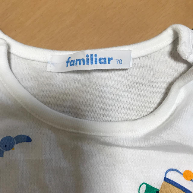 familiar(ファミリア)のファミリア familiar Tシャツ70 キッズ/ベビー/マタニティのベビー服(~85cm)(Ｔシャツ)の商品写真