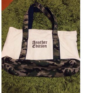 アナザーエディション(ANOTHER EDITION)の迷彩柄キャンバスBag(トートバッグ)