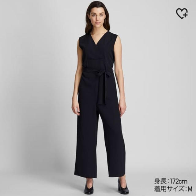 UNIQLO(ユニクロ)のドレープサロペット タグ付き レディースのパンツ(オールインワン)の商品写真