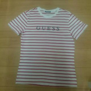 ゲス(GUESS)のGENERATIONS GUESSコラボTシャツ レッドM美品ジェネレーションズ(Tシャツ(半袖/袖なし))