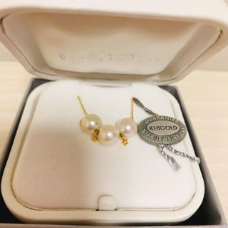 スタージュエリー(STAR JEWELRY)のスタージュエリー 18Kアコヤパール 星ダイヤモンド ネックレス(ネックレス)