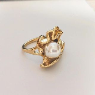 アメリヴィンテージ(Ameri VINTAGE)のPearl Irregular ring No.127(リング(指輪))