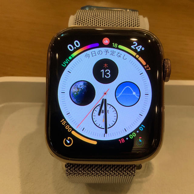 Apple Watch series4 セルラー 44mm ゴールド ステンレス