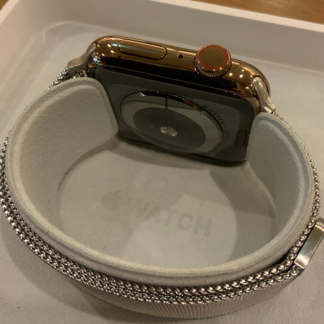 Apple Watch series4 セルラー 44mm ゴールド ステンレス