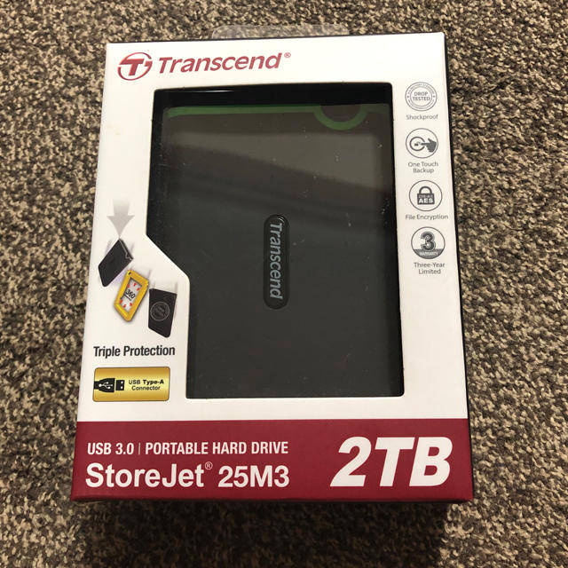 Transcend(トランセンド)のTranscend StoreJet® 25M3 スマホ/家電/カメラのPC/タブレット(PC周辺機器)の商品写真