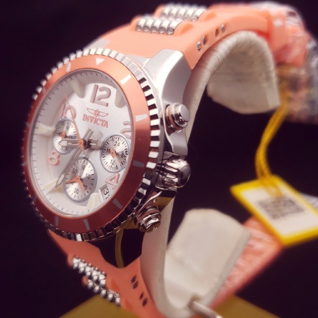 INVICTA(インビクタ)のインビクタ◆定価約9.5万円◆　インヴィクタ　INVICTA◆ピンク◆レディース レディースのファッション小物(腕時計)の商品写真