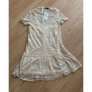 ザラ(ZARA)のZARAキャミソール付きワンピース  新品(ひざ丈ワンピース)