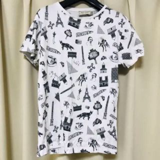 メゾンキツネ(MAISON KITSUNE')の値下げ正規購入メゾンキツネParisien Map Tシャツ (Tシャツ(半袖/袖なし))