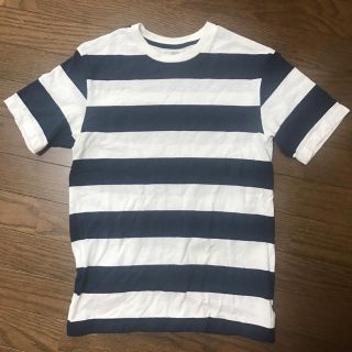 ユニクロ(UNIQLO)のユニクロ ボーダー Tシャツ ネイビー(Tシャツ(半袖/袖なし))