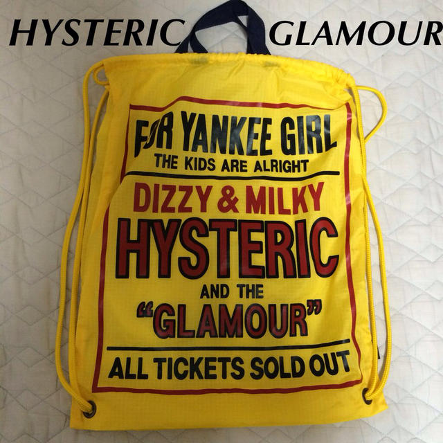 HYSTERIC GLAMOUR(ヒステリックグラマー)のHYSTERIC GLAMOUR BAG レディースのバッグ(リュック/バックパック)の商品写真