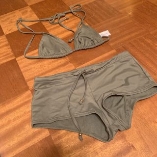 エイチアンドエム(H&M)の未使用！H&Mカーキカラービキニ(水着)