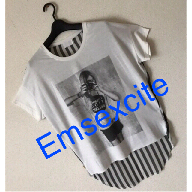 EMSEXCITE(エムズエキサイト)の❁着痩せ効果❁Emsexcite エムズエキサイト❁Tシャツ✩.* レディースのトップス(Tシャツ(半袖/袖なし))の商品写真