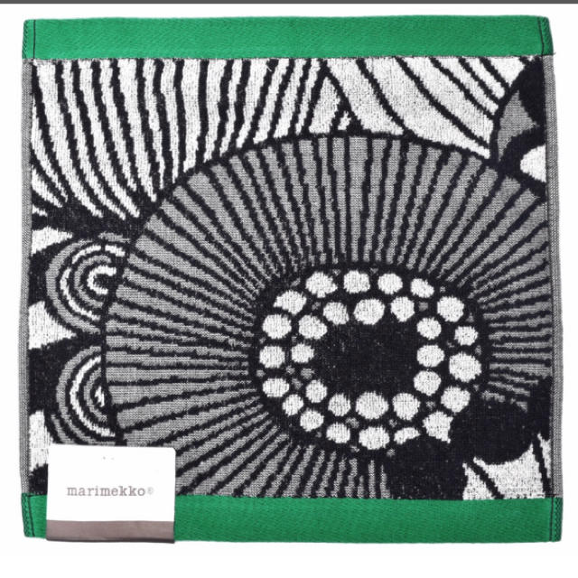 marimekko(マリメッコ)の未開封！ギフトにも！マリメッコハンドタオル 30cmシイルトラプータルハ 正規品 レディースのファッション小物(ハンカチ)の商品写真