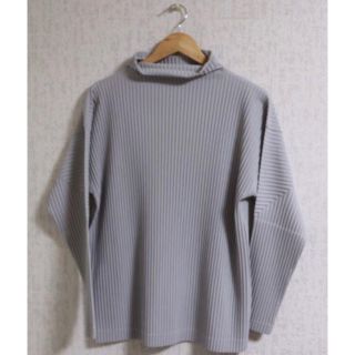 イッセイミヤケ(ISSEY MIYAKE)の【美品】Homme Plisse issey miyake ハイネックカットソー(Tシャツ/カットソー(七分/長袖))