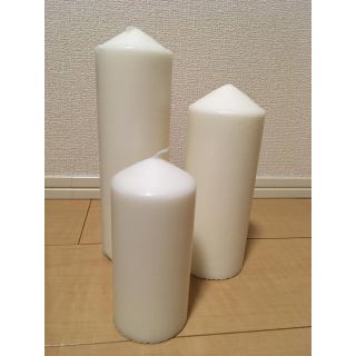 イケア(IKEA)のキャンドル3点セット(その他)