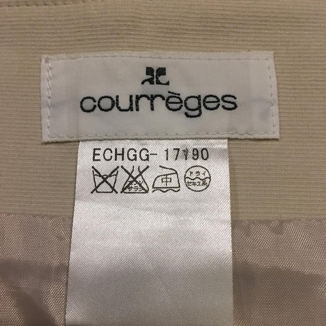 Courreges(クレージュ)のクレージュ オフホワイト スカート レディースのスカート(ひざ丈スカート)の商品写真