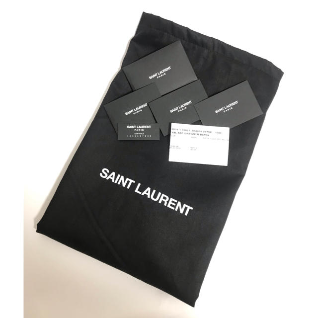 Saint Laurent(サンローラン)のサンローラン DRAWSTRING TEDDY BACKPACK バックパック メンズのバッグ(バッグパック/リュック)の商品写真