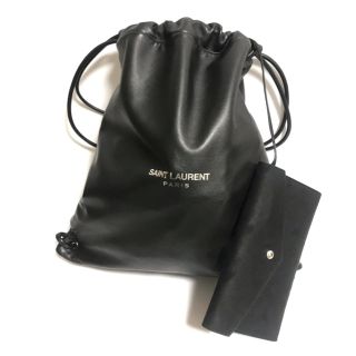 サンローラン(Saint Laurent)のサンローラン DRAWSTRING TEDDY BACKPACK バックパック(バッグパック/リュック)