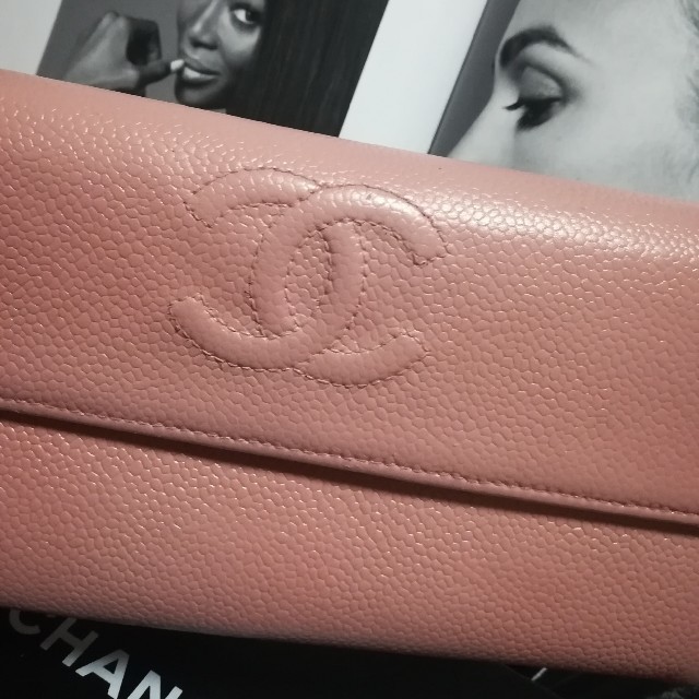 CHANEL 長財布 レッド 内側がとっても綺麗！！