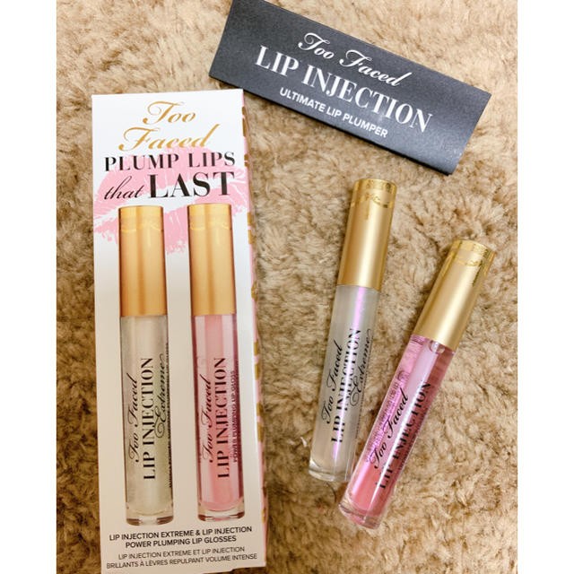 Too Faced(トゥフェイス)の《新品未使用》Too Faced リップインジェクション エクストリーム ピンク コスメ/美容のベースメイク/化粧品(リップグロス)の商品写真