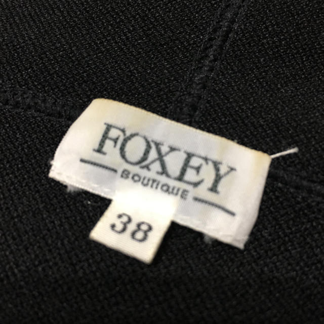 FOXEY(フォクシー)のフォクシー❤︎レディダブルジップ パーカー黒 レディースのトップス(パーカー)の商品写真