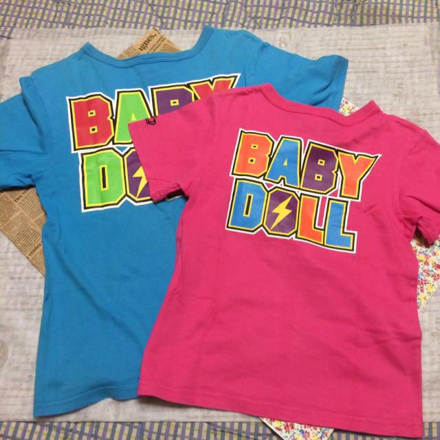 BABYDOLL(ベビードール)のベビド☆おそろコーデ キッズ/ベビー/マタニティのキッズ服女の子用(90cm~)(Tシャツ/カットソー)の商品写真