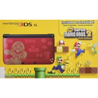 ニンテンドー3DS(ニンテンドー3DS)のNintendo 3DS XL マリオバージョン(携帯用ゲームソフト)