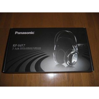 パナソニック(Panasonic)の美品　 RP-WF7-K　パナソニック 密閉型ワイヤレスヘッドホン(ヘッドフォン/イヤフォン)