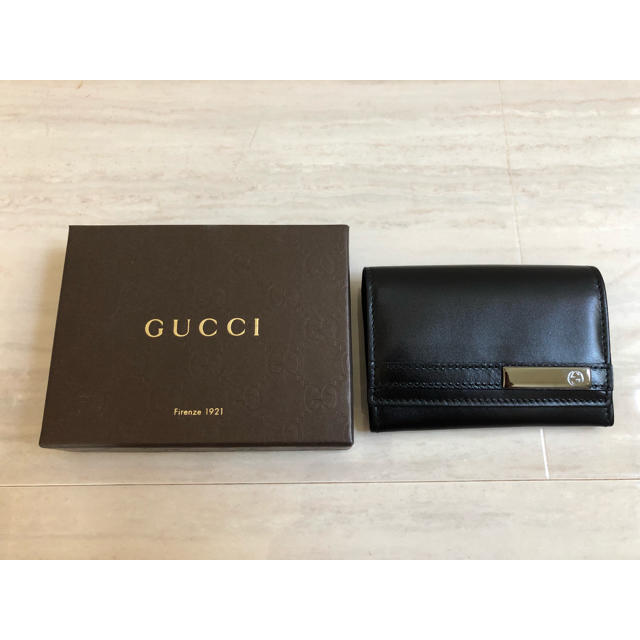 Gucci(グッチ)の《新品＆箱＆直営店カード付》GUCCI 名刺入れ メンズのファッション小物(名刺入れ/定期入れ)の商品写真