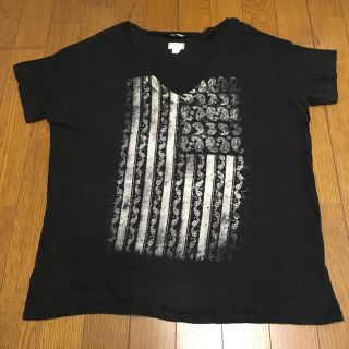 デニムアンドサプライラルフローレン(Denim & Supply Ralph Lauren)のデニム&サプライ Ｖネック フラッグ柄Tシャツ (Tシャツ(半袖/袖なし))