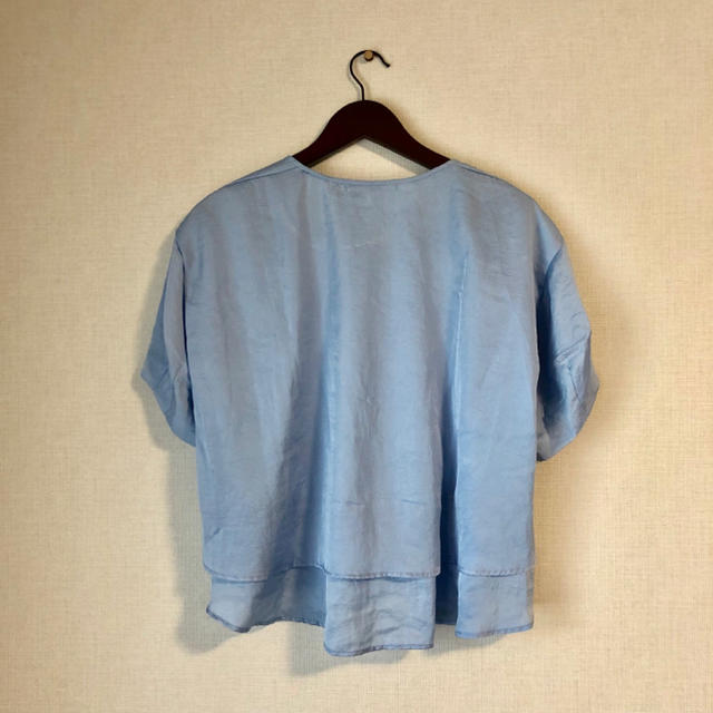 KBF(ケービーエフ)のKBF シフォン フレア トップス レディースのトップス(シャツ/ブラウス(半袖/袖なし))の商品写真