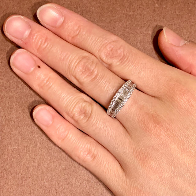 エタニティリング ダイヤモンド１カラット プラチナ ダイヤモンドリング レディースのアクセサリー(リング(指輪))の商品写真