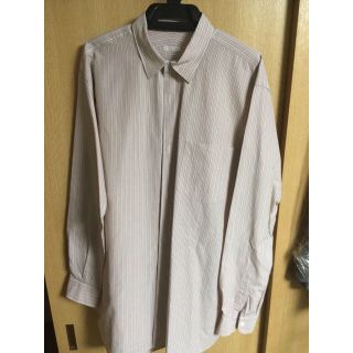 コモリ(COMOLI)の18SS  COMOLI shirt  pink stripe 3(シャツ)