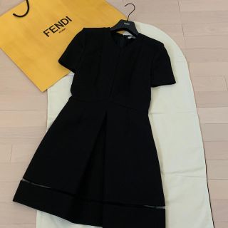 フェンディ(FENDI)のフェンディ♡半袖ワンピース38(ミニワンピース)