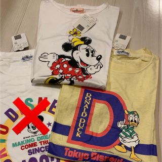 ディズニー(Disney)のミニーとドナルドのTシャツ 2枚セット(Tシャツ(半袖/袖なし))